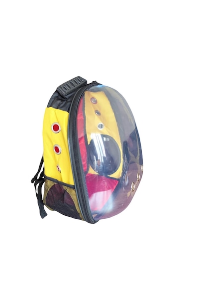 Mygeppetobag Kedi Köpek Taşıma Çantası Astronot Şeffaf Pvc 42 x 22 x 33 CM