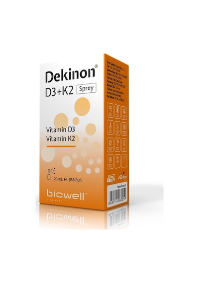 Dekinon Biowell D3 K2 1000 Iu Sprey