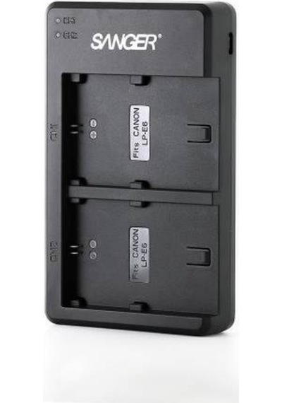 Canon Lp E6 Canon İkili Usb Şarj Aleti Sanger