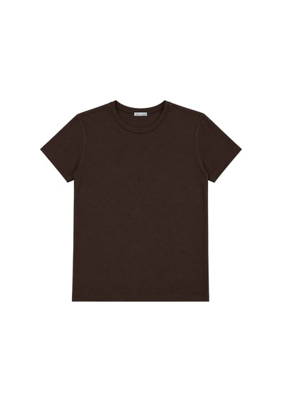 Vadon 1003 Kadın Pamuklu Slim Fit Bisiklet Yaka Yumuşak Dokulu Basic T-shirt Kahverengi Vadon 1003 Kadın Pamuklu Slim Fit Bisiklet Yaka Yumuşak Dokulu Basic T-shirt Kahverengi