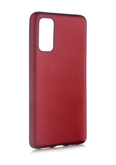 Galaxy S20 Kılıf Zore Premier Silikon Kapak Mürdüm