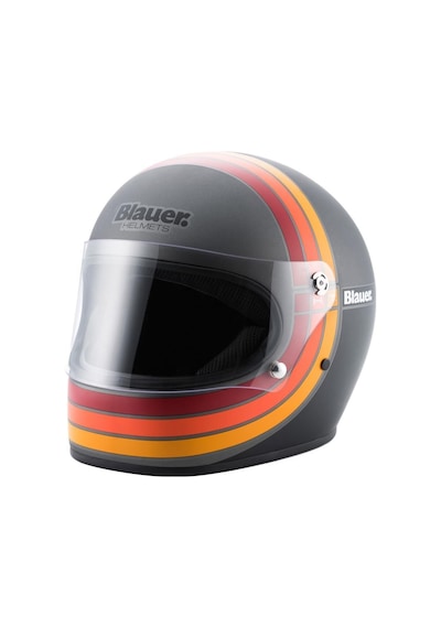 Blauer 80s Kapalı Motosiklet Kaskı Titanyum