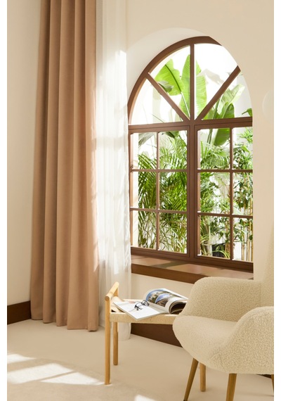 Kaşmir Home Holly Ada Fon Perde Bej 150x270 Cm Bej