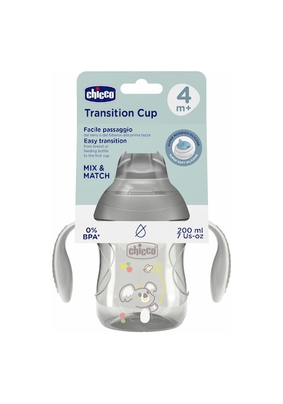 Chicco Yumuşak Uçlu Geçiş Bardağı 4 Ay Unı Yenı 00006911350000 Grey Gri
