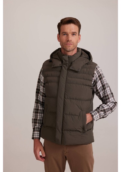 Ysf Erkek Haki Yeşil Regular Fit Yelek