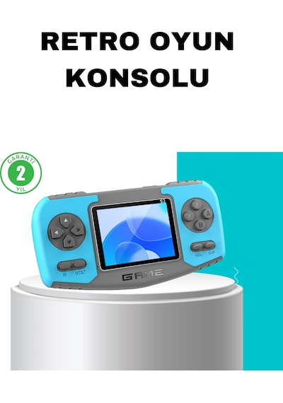 Taşınabilir Mini Video Oyun Konsolu Ergonomik Tasarım Najmaddin