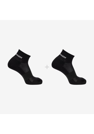 Salomon Evasion Ankle 2-pack Çorap-27423 Siyah - Siyah