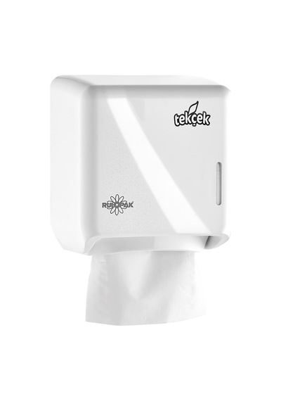 Rulopak Mini Tekçek Tuvalet Kağıdı Dispenseri - Beyaz