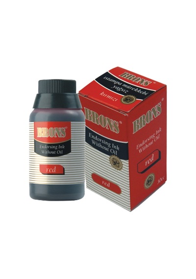 Brons Istampa Mürekkebi Yağlı 30 Cc Kırmızı Br-316