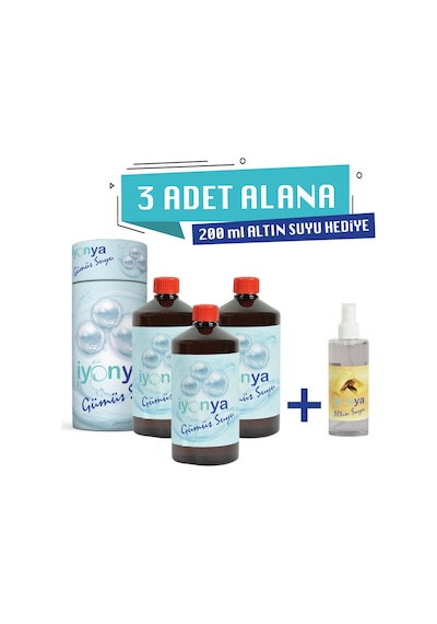 3lt Gümüş Suyu 250ml Altın Suyu Hediye