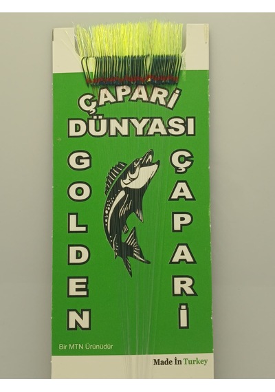 Golden 50 İğneli İstavrit Kösteği 10 No Siyah İğne -0,15 Mm Köstek Yeşil-fosfor