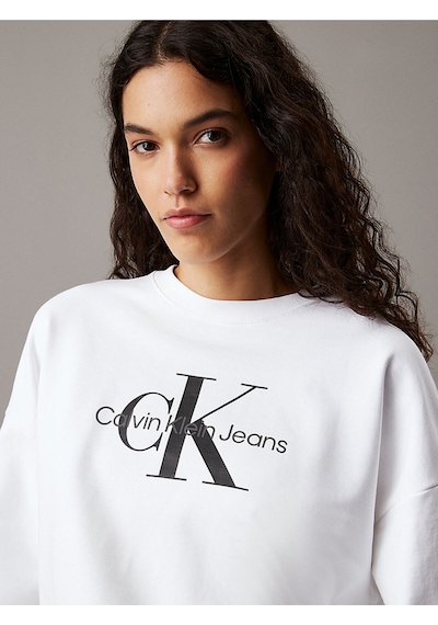 Calvin Klein Kadın Sweatshirt-lv047b234g Beyaz