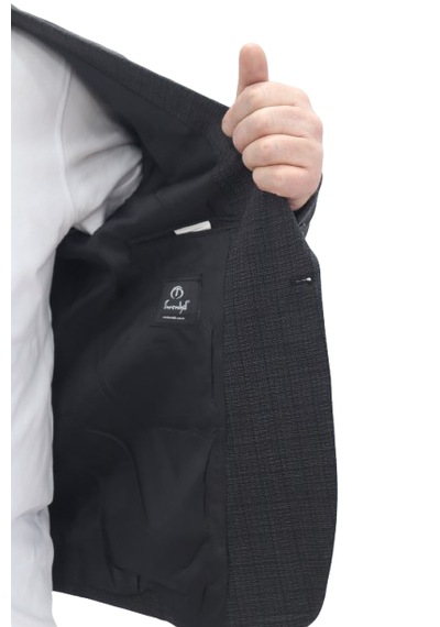 Twenhil Dmctekstil Erkek Ckt-204 Desenli Klasik Kesim Normal Kalıp Çift Düğme Blazer Ceket Siyah Twenhil Dmctekstil Erkek Ckt-204 Desenli Klasik Kesim Normal Kalıp Çift Düğme Blazer Ceket Siyah