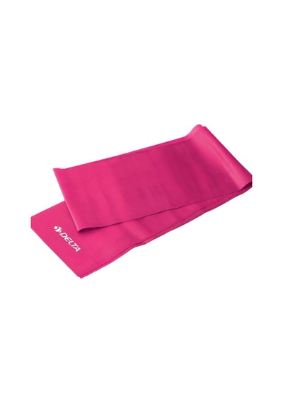 Delta Pilates Bandı Orta Sert 120 X 15 Cm Egzersiz Direnç Lastiği Fuşya, Plts-bnt-120cmp-ety551 Beyaz