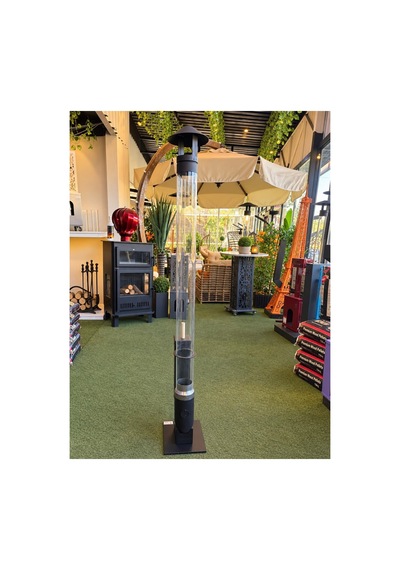 120 Cm Camlı Pelet Soba