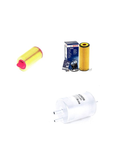 Sardes Filtre Seti Mercedes Clk 200 C209 2003-2009 Benzin 3lü Hava + Yağ F. + Yakıt Filtre