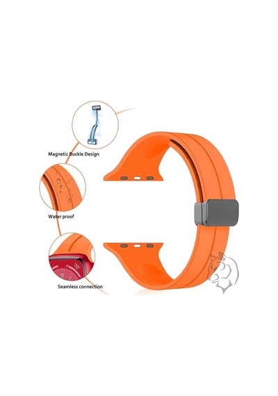 Mıknatıslı Kordon Serisi Için 42 44 45 46 49 Mm Uyumlu Spor Kayış