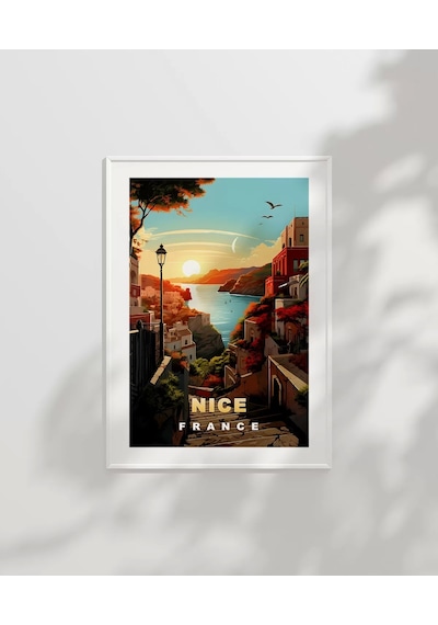 Çerçevesiz Poster Fransa'nın Akdeniz İncisi