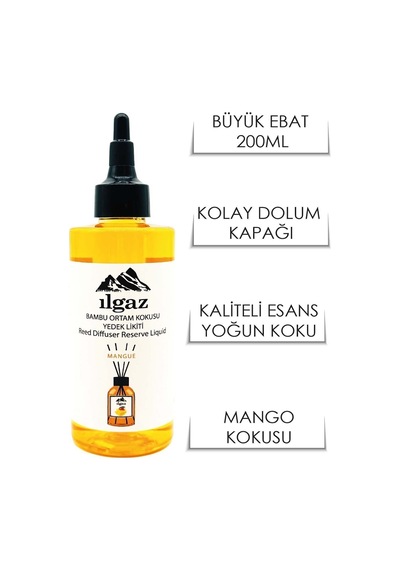 Ilgaz Mango Yedek Likit Şişe Oda Kokusu 200 ML