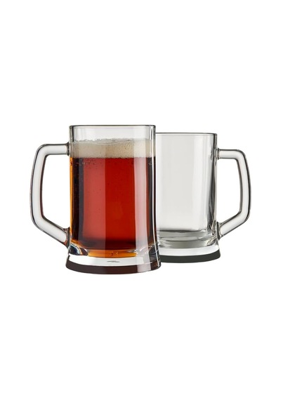 Ayrex Paşabahçe Pub Kulplu Bira Bardağı, 660 Ml, 2 Parça