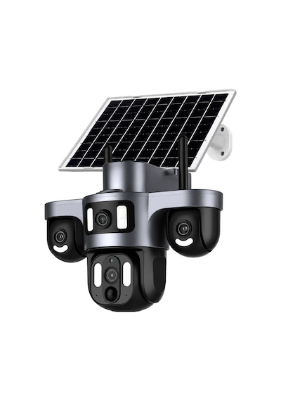 Canavis Ca-15002 4g Sım Kartlı Solar Ptz Dış Mekan Ip66 Güvenlik Kamerası + Çift Antenli Akıllı Aı Takip