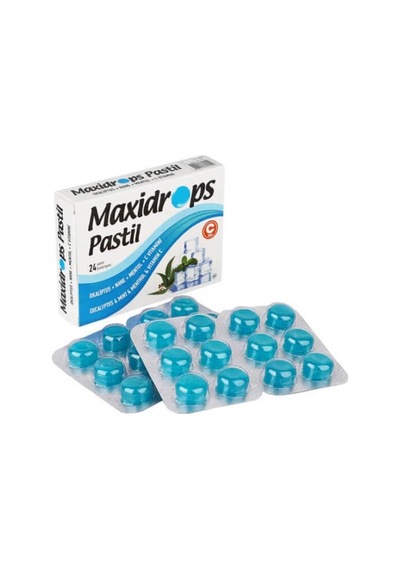 Maxidrops Pastil Nane Mentol 24'lü