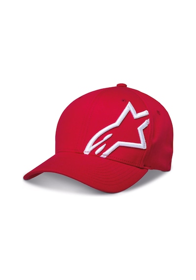 Alpinestars Corp Shift 2 Curved Brim Şapka Kırmızı Beyaz