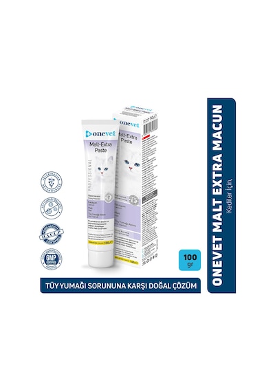 Onevet Kedi Maltı 100 Gr Tüy Yumağı Önleyici Malt Macunu