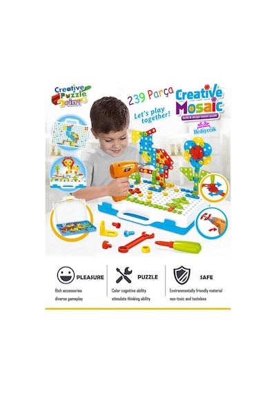 3d Matkaplı Creative Puzzle 198 10b Yb277839 Çok Renkli