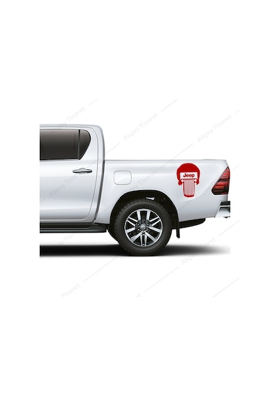 Jeep Kuru Kafa Sticker Jeep Oto Sticker Off Road 4X4 Araç Sticker