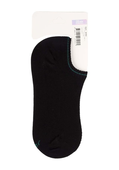 Jiber Erkek Bambu Likralı Sneaker Çorap 7051 - 12 Adet Siyah