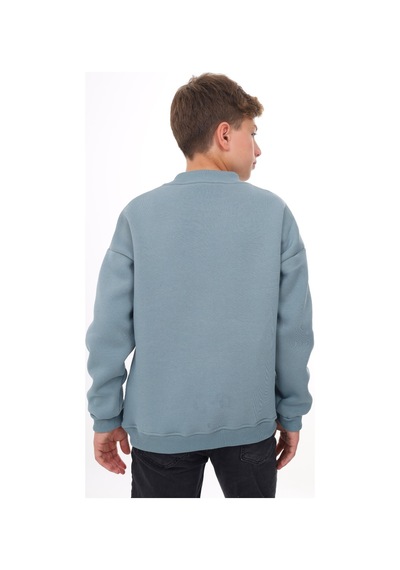 Toontoy Erkek Çocuk Baskılı Sweatshirt Mavi