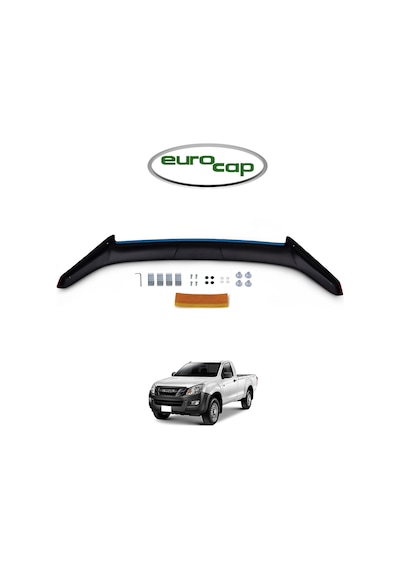 Eurocap Isuzu D-Max Ön Kaput Koruyucu Rüzgarlık 3Mm Abs 2012-19