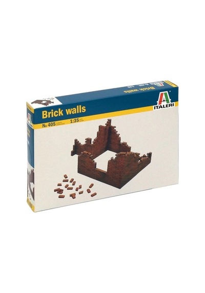 Italeri 0405s 1/35 Ölçek, Tuğlalı Duvar, Plastik Model Kiti-51181