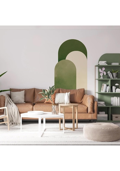Renkli Bohem Duvar Etiketi, Boho Duvar Sticker Code-6, 90x190 Diğer