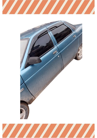 Lada Vega Sedan Tüm Modellerine Özel 4'lü Mügen Tip Cam Rüzgarlığı