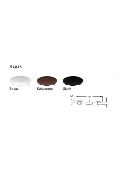 Hafele Confa 35 Gövde Zamak Ham. 24Mm