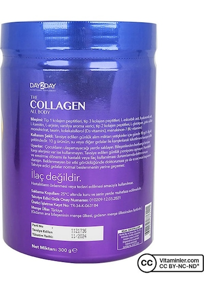 Day2day The Collagen All Body Toz 3 x 300 G