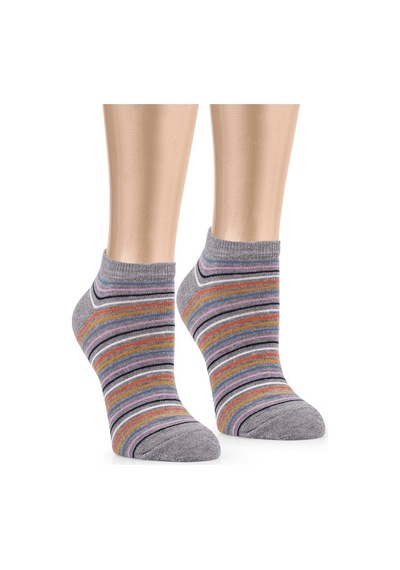 Ozzy Socks 5 Çift Eğlenceli Desenler Kadın Patik Çorap Ozzyp003 Çok Renkli