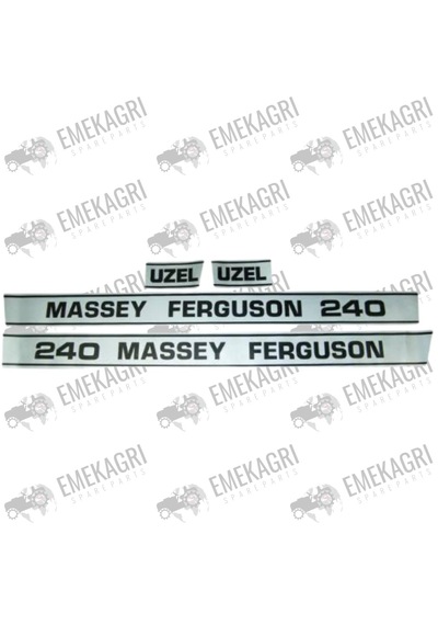 Massey Ferguson 240s Yan Yazı Takımı Rl