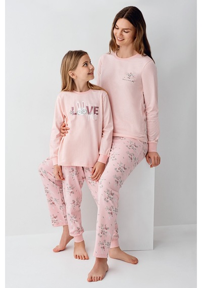 Rolypoly Kız Çocuk Pembe Pijama Takımı Rp3703-c-v2 Pembe