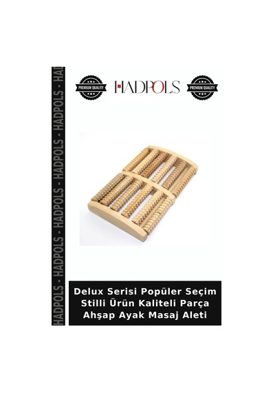 Delux Serisi Popüler Seçim Stilli Ürün Kaliteli Parça Ahşap Ayak Masaj Aleti Açık Ahşap