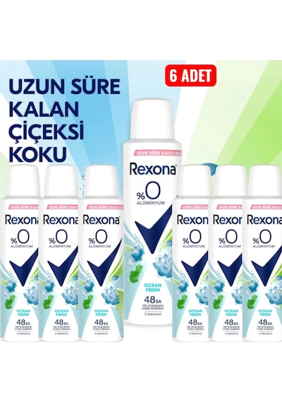 Kadın Deo Ocean Fresh 150 Ml 6 Adet