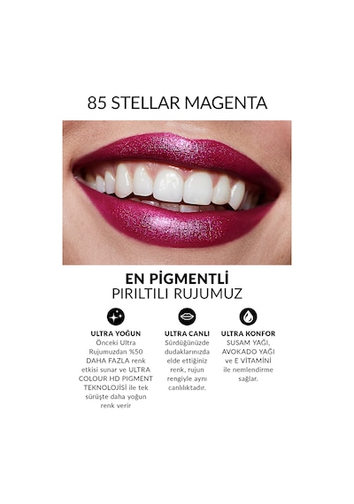 Avon Ultra Shimmer Pırıltılı Ruj Stellar Magenta