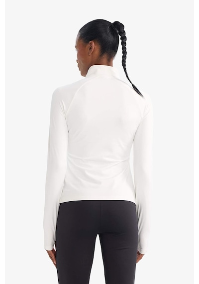 Defacto Standart Fit Dik Yaka Sporcu Tişört B0811ax26sper105 Ekru-er105