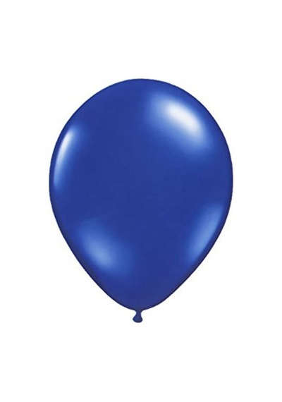 Lacivert 10 Adet Metalik Helyum Uyumlu Lacivert Balon+lacivert