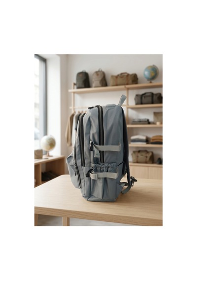 Newbag Sırt Okul Spor Çantası Gri