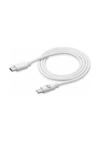 Cellularline Usbc Apple Uyumlu iOS Lightning 120 Cm Şarj Ve Data Kablosu Mfı