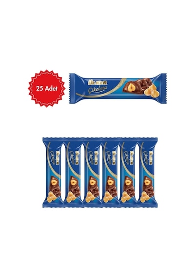Ülker Çikolata Fındık Rüyası 40,5 G X 25 Adet Atıştırmalık Ve Tatlı Keyfi