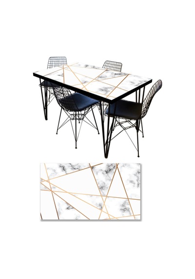 Masa Kaplama Folyosu Mobilya Masa Kaplama Folyoları Geometrik Mermer